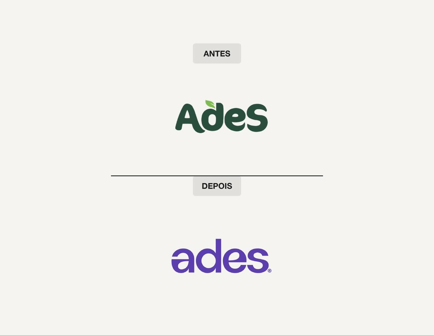 Redesign e Rebranding da marca Ades